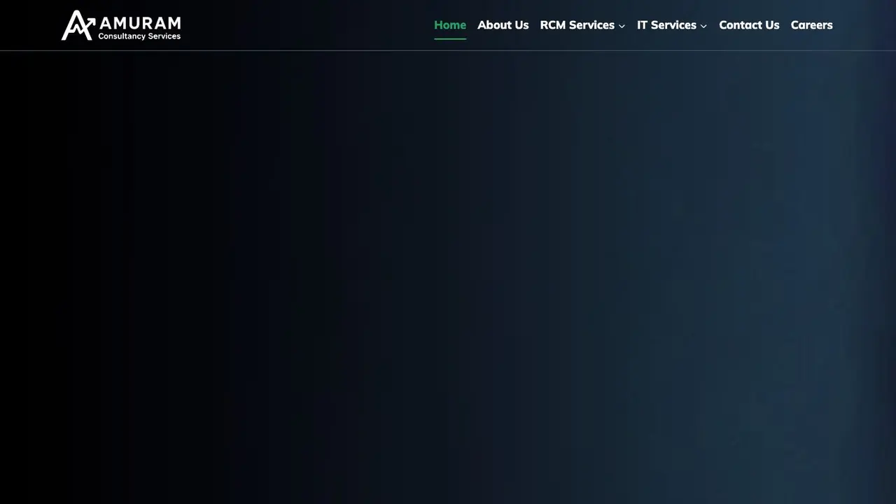 Amuram Consultancy Services website homepage