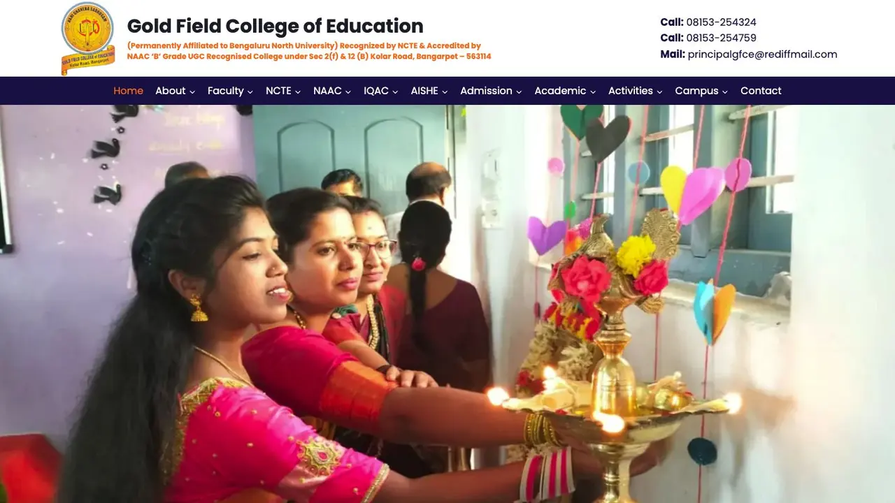 Subhashini Education Trust website homepage