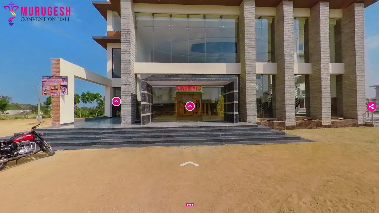 Murugesh Convention Hall 360 degree tour exterior scene